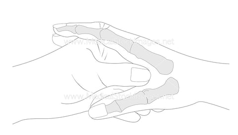 Hegu Acupuncture Point with No Labels